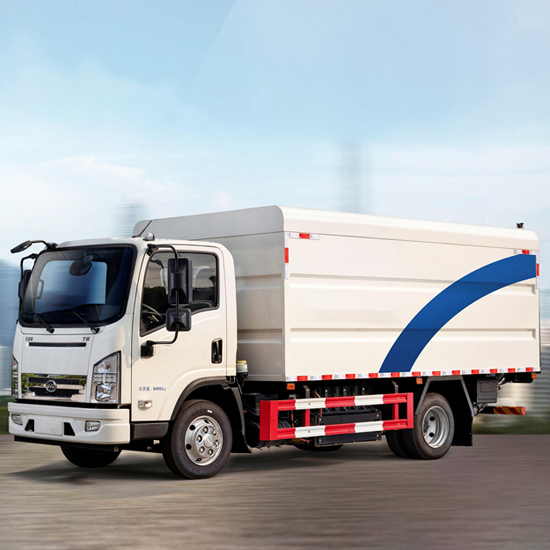 Sealed bucket garbage truck EV